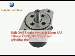 BMR OMR Series Hydraulic Motor, SAE B flange 2 Otwór, 80cc/rev, 25mm wał cylindryczny