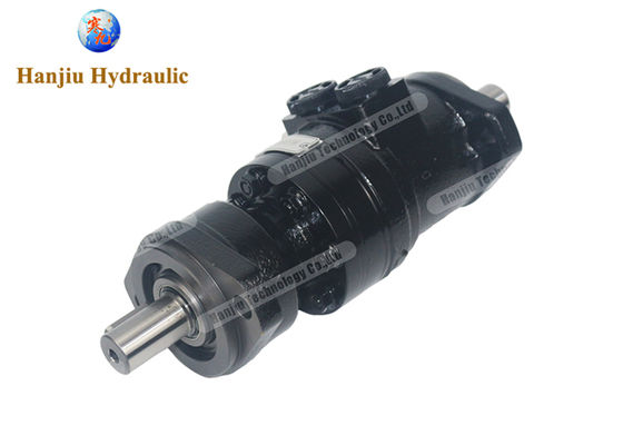 BMRYB Dual Shaft Hydraulic Orbital Motors 80-400 cc/rev fit Kassbohrer Rolfo car transporter trailer MRB80C/C, 25mm key shaft,2 holes oval mounting flange