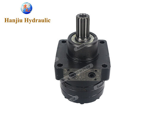 BMER-2 Low Speed High Torque Hydraulic Motor with 250 ml/r Wheel Mount Valve Cavity and Spline Shaft