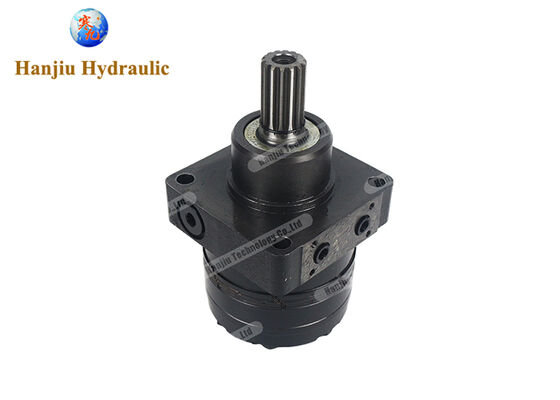 BMER-2 Low Speed High Torque Hydraulic Motor with 250 ml/r Wheel Mount Valve Cavity and Spline Shaft