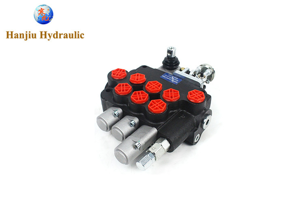 Hydrauliczny zawór monoblok 3P80 Typ kontroli powietrza + ręczne sterowanie z BSPP 1/2 portów dla zbiorników