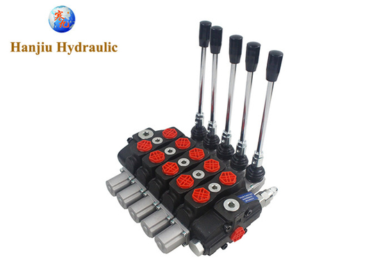 5 Bank 3 pozycja HSSD8 serii hydrauliczny zawór sekcjonalny 31,5Mpa 80 L/min Przepływ