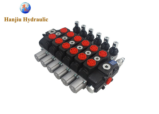 HSSD8 Zawór żurawia leśnego 6 Bank Cylinder Spool Sekcjonalny Typ Wymiana Walvoil Zawory hydrauliczne