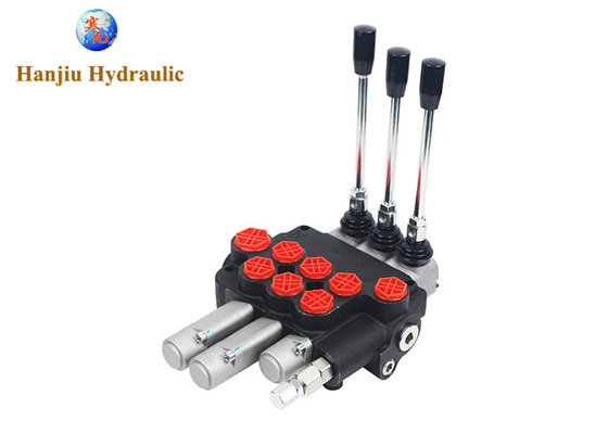 03P80 Podręcznik 3Way Hydraulic Directional Control Valve OEM Spring Return Detent Floating Function