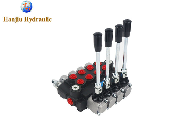 4P40-1A1A1A1A1GKZ1 Zawór kierunkowy hydrauliczny 40L 4 cewki G3/8 porty