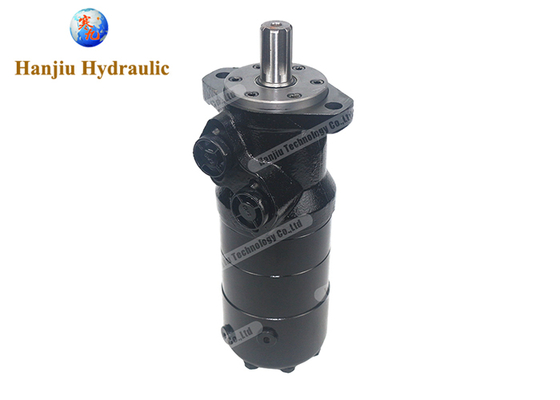 Silnik hydrauliczny BMR-200 z hamulcem, mocowanie na 2 śruby, wał SAE 6B