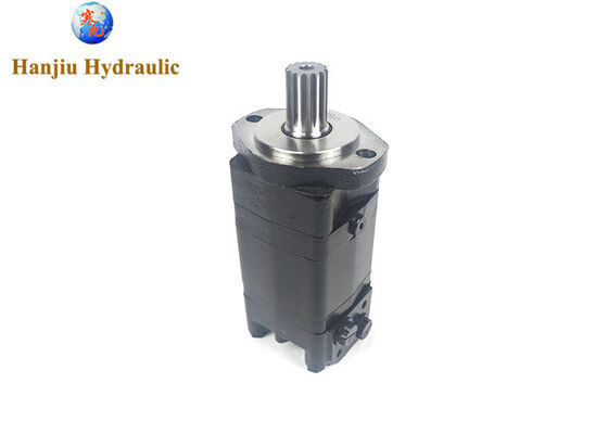 Silnik orbitowy BMSY400 o pojemności 400 cm3, z kołnierzem montażowym na 2 śruby i wałem wielowypustowym, do serii Eaton Char-Lynn 2000