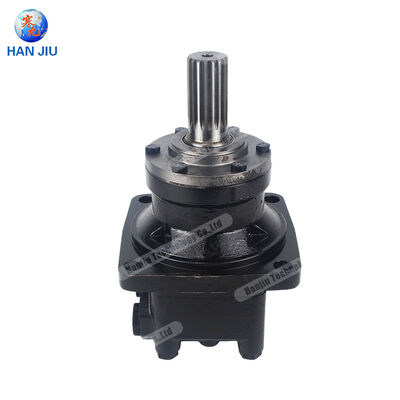 Hydrauliczny silnik kołowy BMT-200-WFD Kołnierz montażowy koła, 200 ml/obr., wał wielowypustowy 31,75 mm i przyłącze G 1/2 A i B